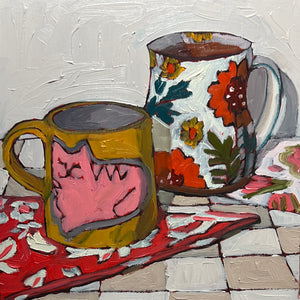 2960: Cat in the Garden (Mugs and More Art)