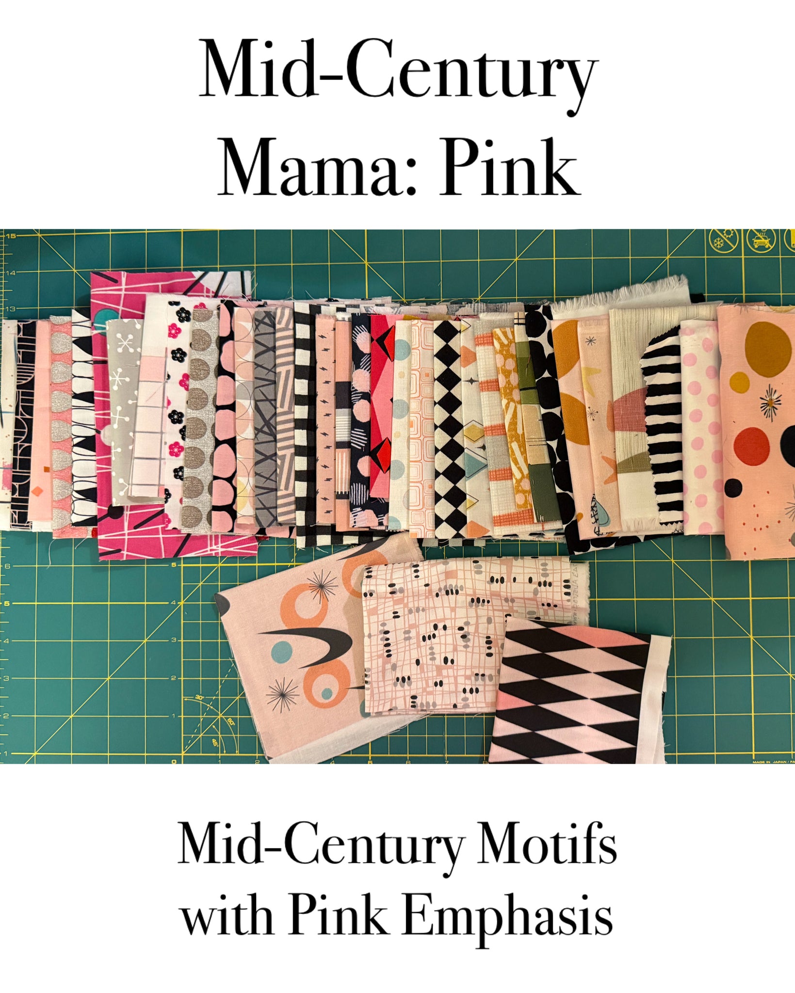 Fabric Pack: Mid-Century Mama: Pink