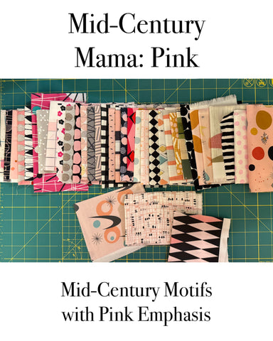 Fabric Pack: Mid-Century Mama: Pink