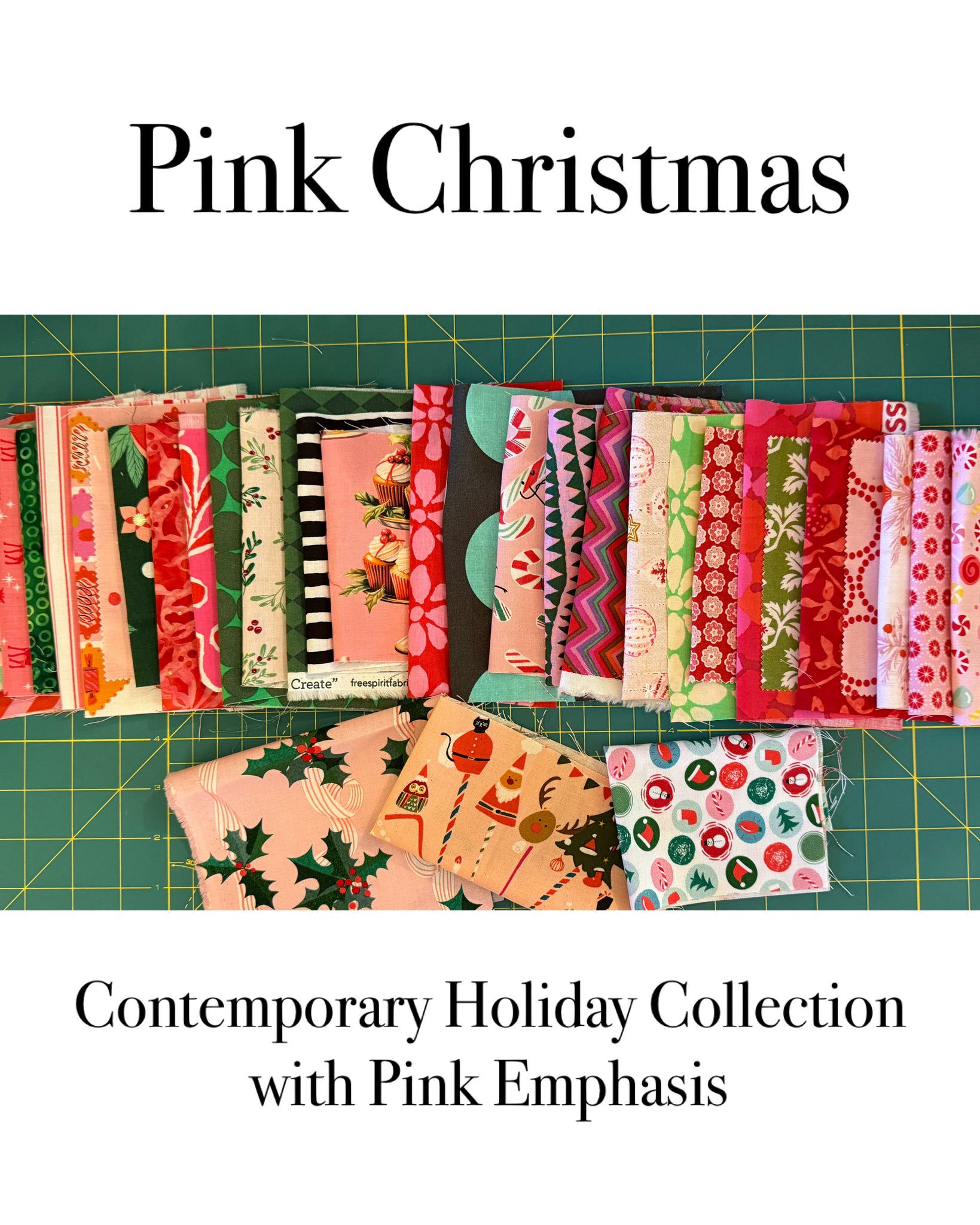 Fabric Pack: Pink Christmas