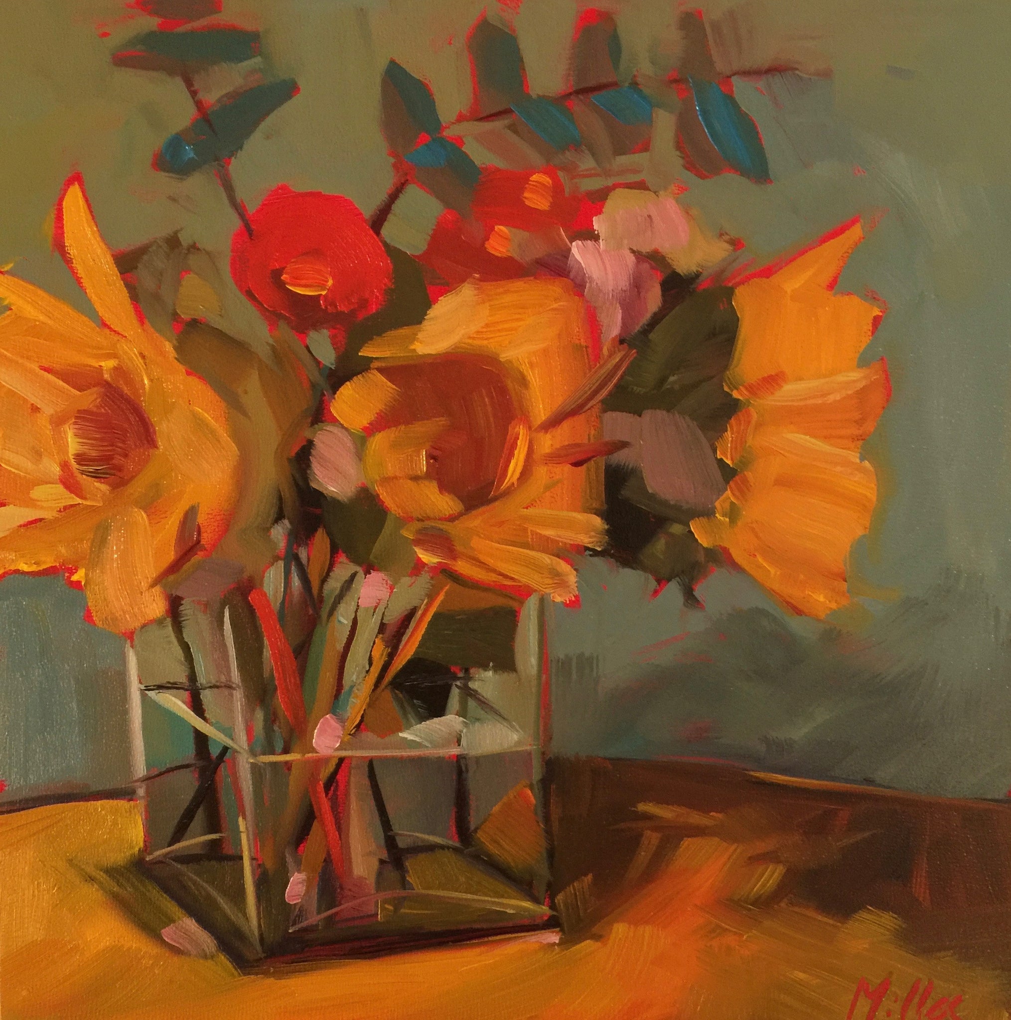 0454: Golden Summer Sunflowers