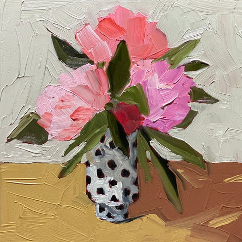 1897: Peonies and Polka Dots